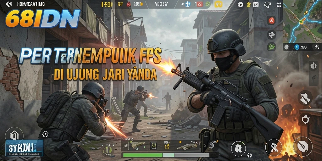 Screenshot gameplay 68IDN menunjukkan pertempuran menarik dalam lingkungan dinamis.