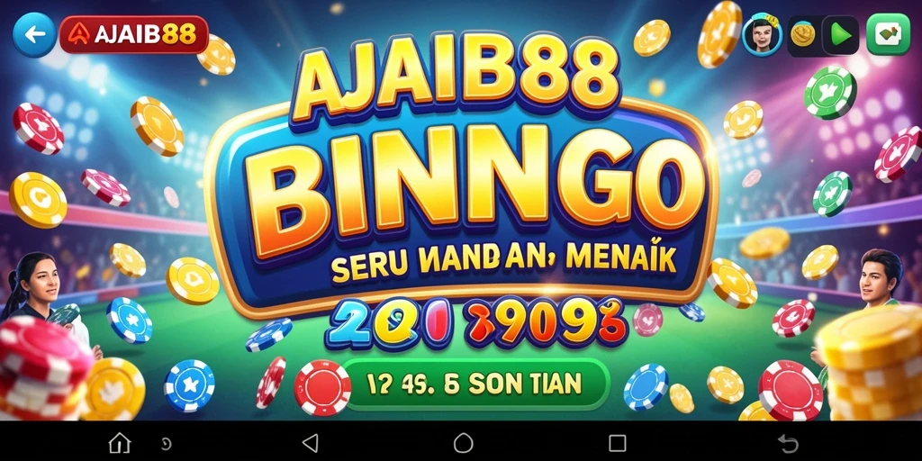 Tampilan gameplay menarik dari AJAIB88 dengan suasana Bingo yang seru.