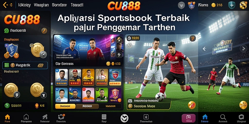 Tampilan menarik dari gameplay Sportsbook di CU888.