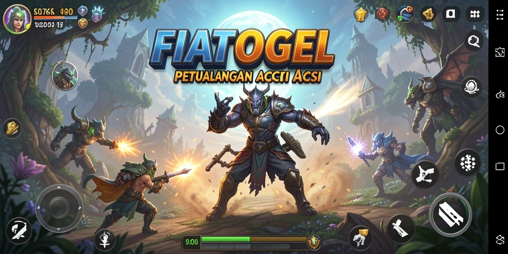 Tampilan menarik dari gameplay FIATOGEL yang penuh aksi.