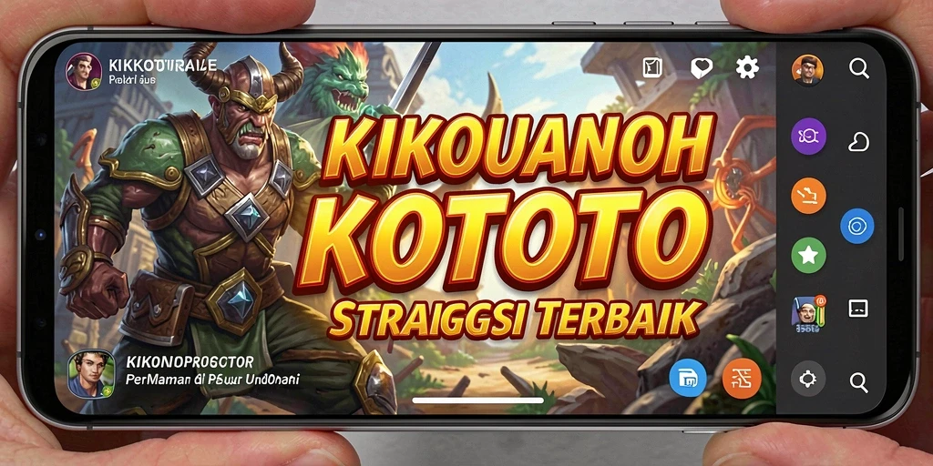 Tampilan gameplay strategis KIKOTOTO yang menarik.