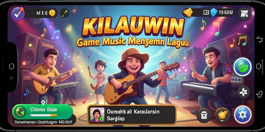 Tampilan gameplay KILAUWIN yang interaktif dan penuh warna.