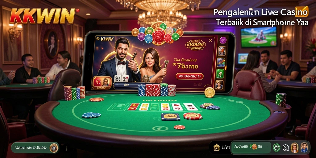 Gameplay nyata dengan dealer langsung di KKWIN.