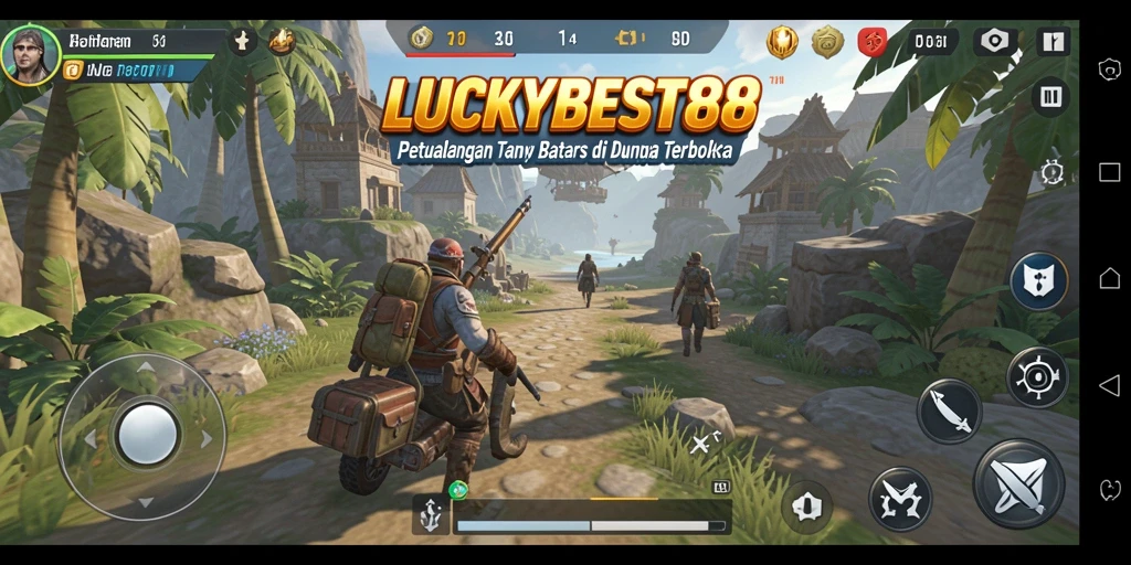 Gameplay LUCKYBEST88 dengan dunia terbuka yang menakjubkan.