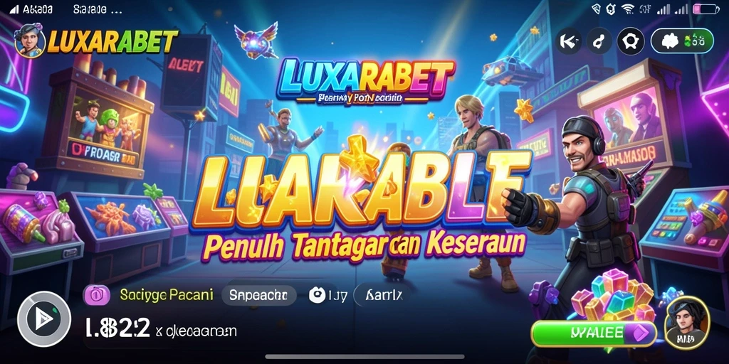 Gameplay seru LUXARABET dengan tantangan menarik.
