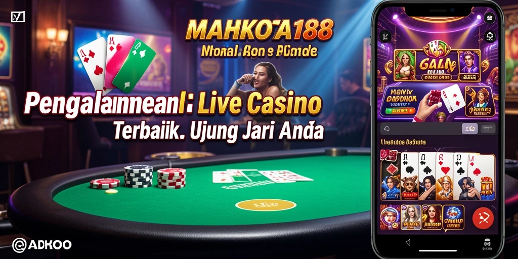Gameplay menarik MAHKOTA188 dengan dealer langsung di Live Casino.