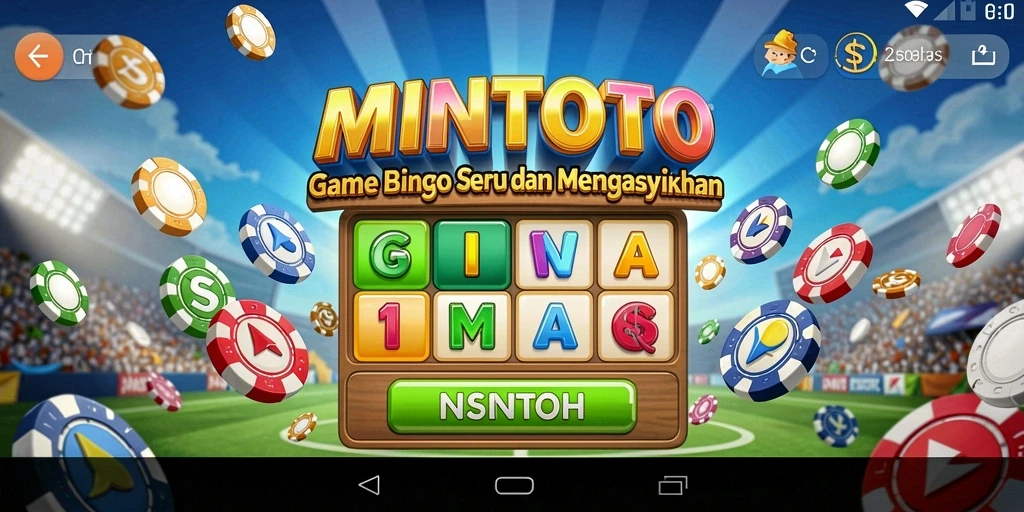 Tampilan gameplay MINTOTO dengan kartu Bingo yang menantang.