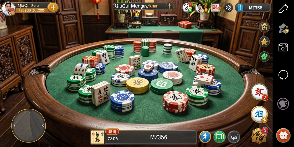 Screenshot gameplay QiuQiu yang menarik dari MZ356.
