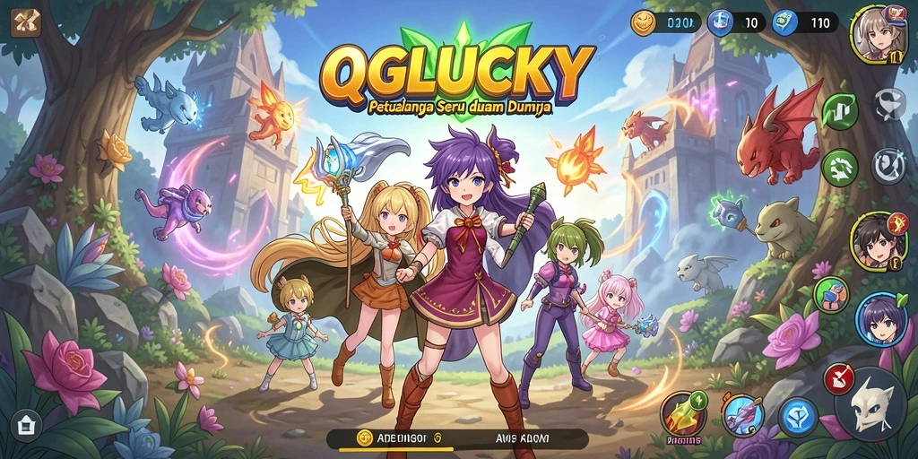 Gameplay menarik dengan karakter Anime yang menarik.
