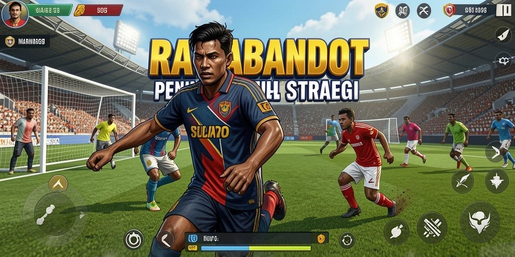 Gameplay menarik di RAJABANDOT dengan aksi olahraga seru.