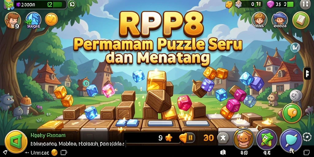 Tangkapan layar gameplay RP8 menampilkan teka-teki yang menantang.