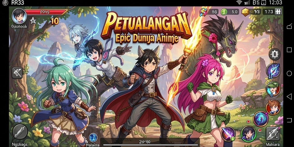 Gameplay dinamis dan karakter menarik dalam RR33.