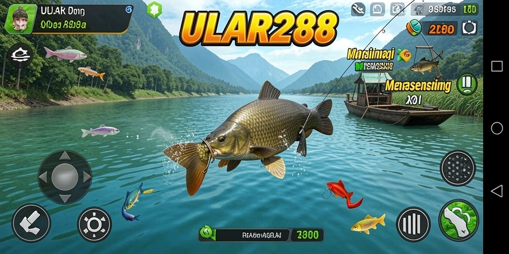 Tangkapan ikan yang menakjubkan dalam gameplay ULAR288.
