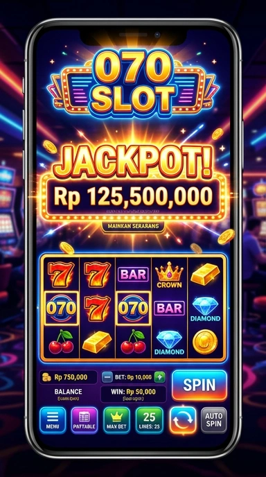 Screenshot fitur keamanan aplikasi yang ditawarkan oleh 070slot.